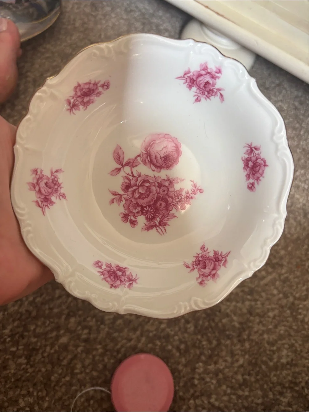Vintage Edelstein Floral bowl